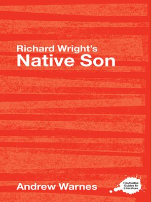 cover image of Richard Wright's Native Son